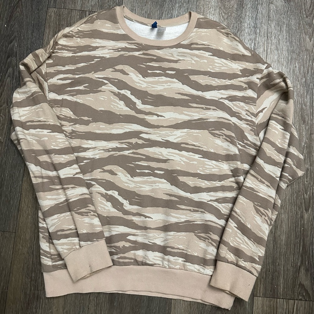 Camo sweater